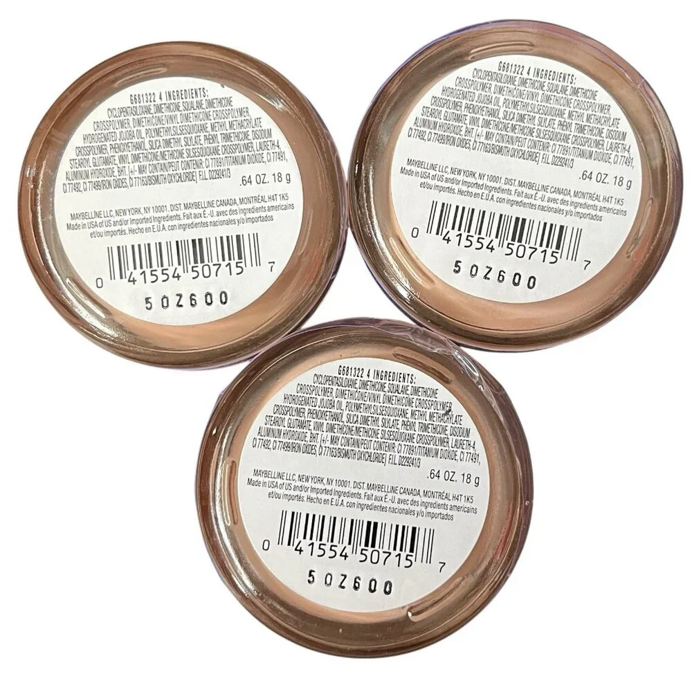 3X Maybelline Dream Matte Mousse Foundation - Pure Beige 2 Medium - NEW SEALED